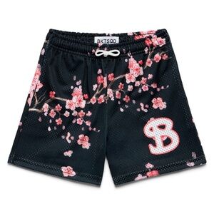 BUCKETSQUAD sakura blossom basketball shorts YL